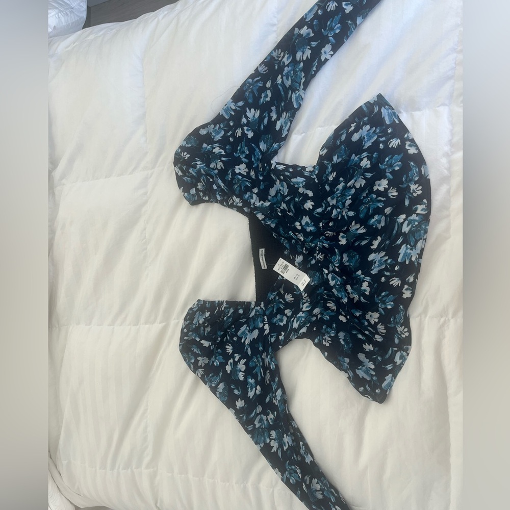Brand new with tags A&F peplum floral blouse